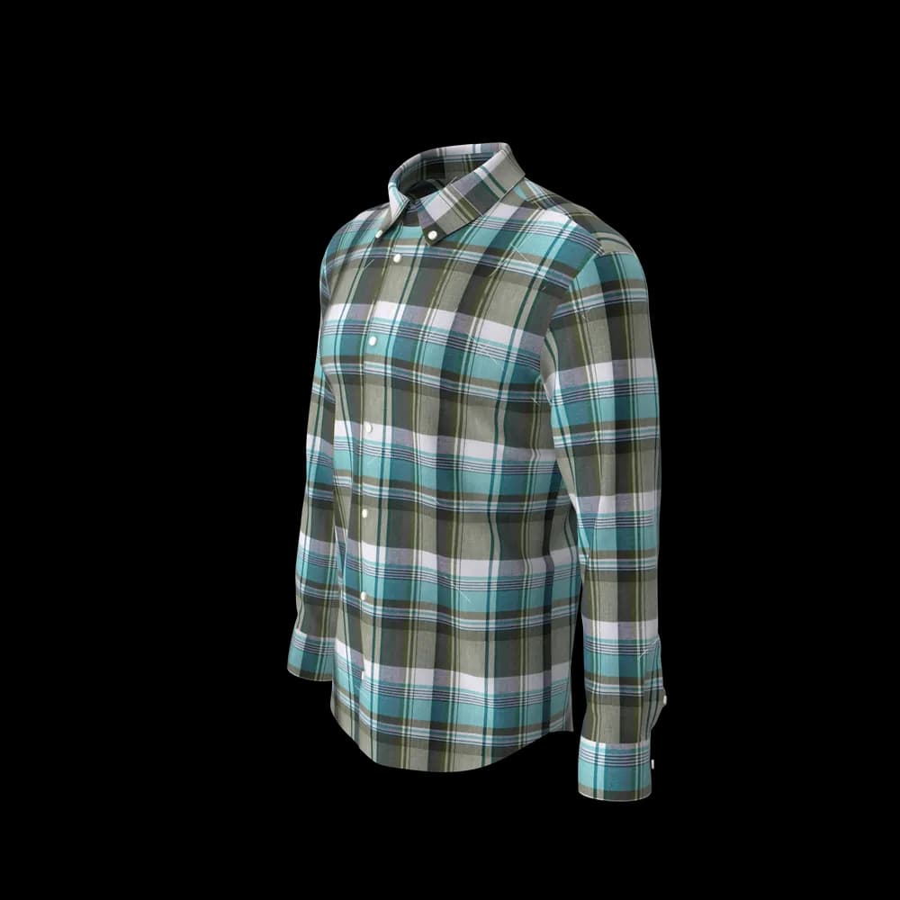 Men Check Shirt - alternate view